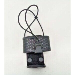 TUFF PRODUCTS  Ballistic NYLON/Leather Universal Radio Holder -Fits most radios